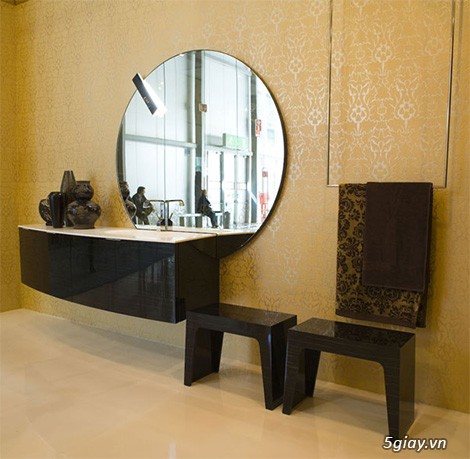 Bộ tủ Lavabo cao cấp được thiết kế đẹp, kiểu dáng hiện đại. - 4