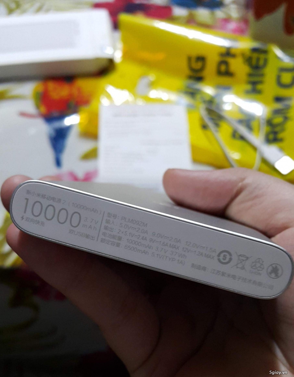 Thanh lý 1 pin sạc dự phòng Xiaomi mới mua 2/5/2018 - 2
