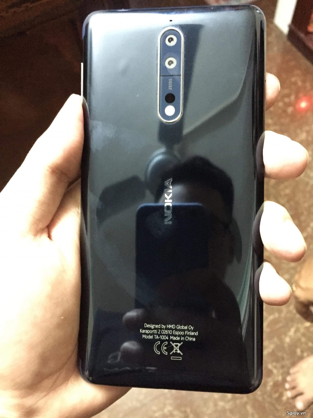 Nokia 8 xanh bóng - 1