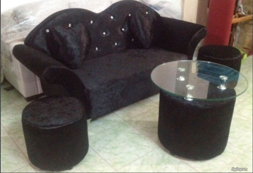Thanh lý bộ sofa nhung  cao cấp mới 100% - 1