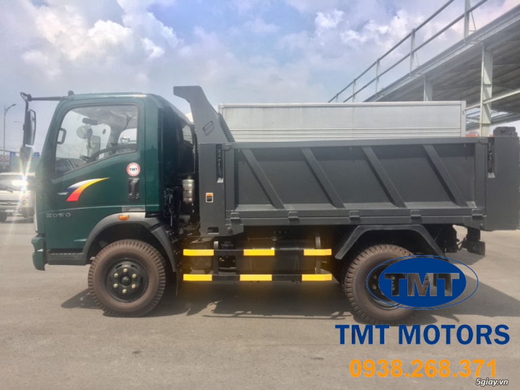 Xe ben Howo 6.5 tấn, thùng 5 khối, vay 70% lãi suất thấp - 1