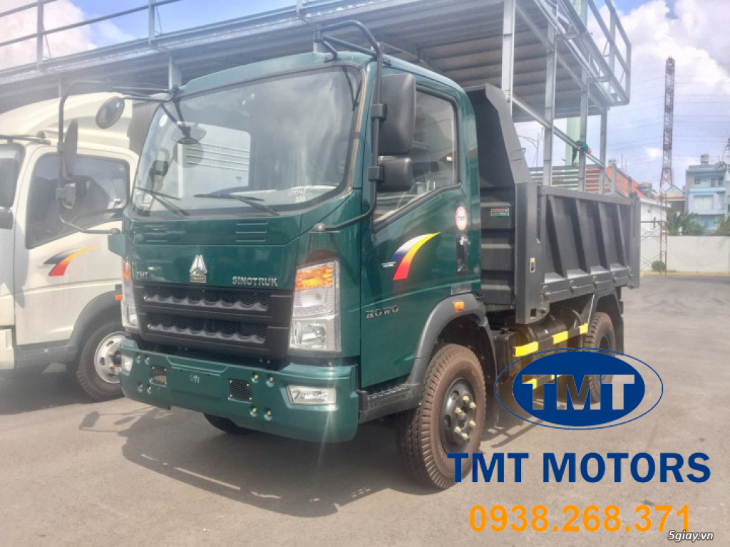 Xe ben Howo 6.5 tấn, thùng 5 khối, vay 70% lãi suất thấp - 2