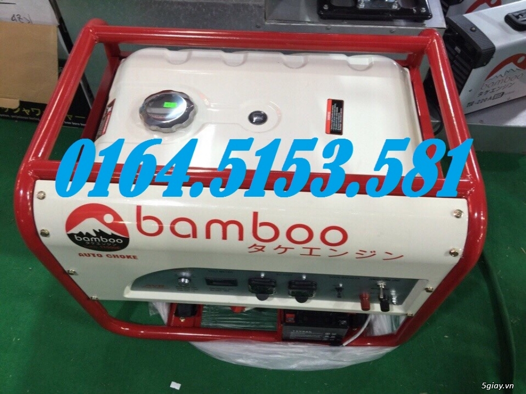Mua máy phát điện 3kw chạy xăng Bamboo 4800E đề nổ công nghệ Nhật bản - 5