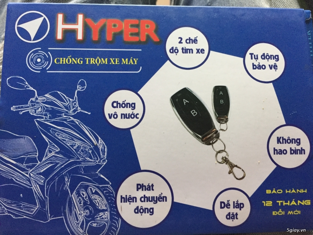Thủ Đức .chống trộm xe máy hyper - 6