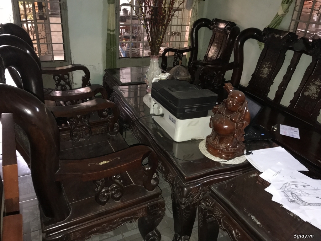 Bán bộ bàn ghế cũ tay 12 10 món - 2