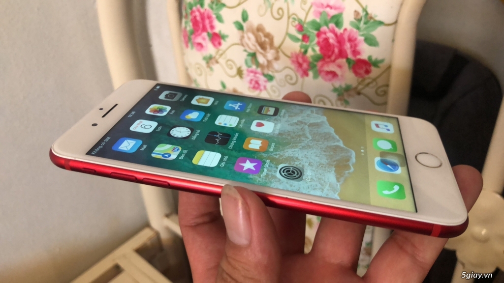 Iphone 7 plus red 128g quốc tế, máy đẹp - 2