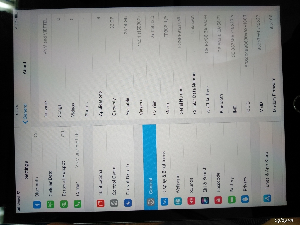 Cần bán IPAD Mini 2 32GB 4G Màu Space Grey - 5