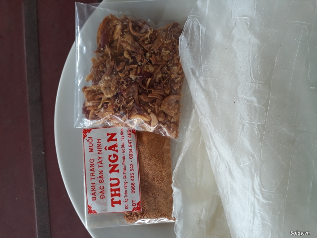 Đặc sản Tây Ninh-Thu Ngân cung cấp sỉ & lẻ các loại bánh tráng & muối các loại... - 35