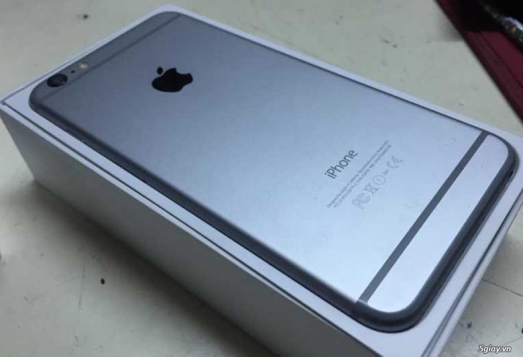 Iphone 6plus 64gb màu bạc, nữ xài giữ kĩ, máy zin 100% fullbox