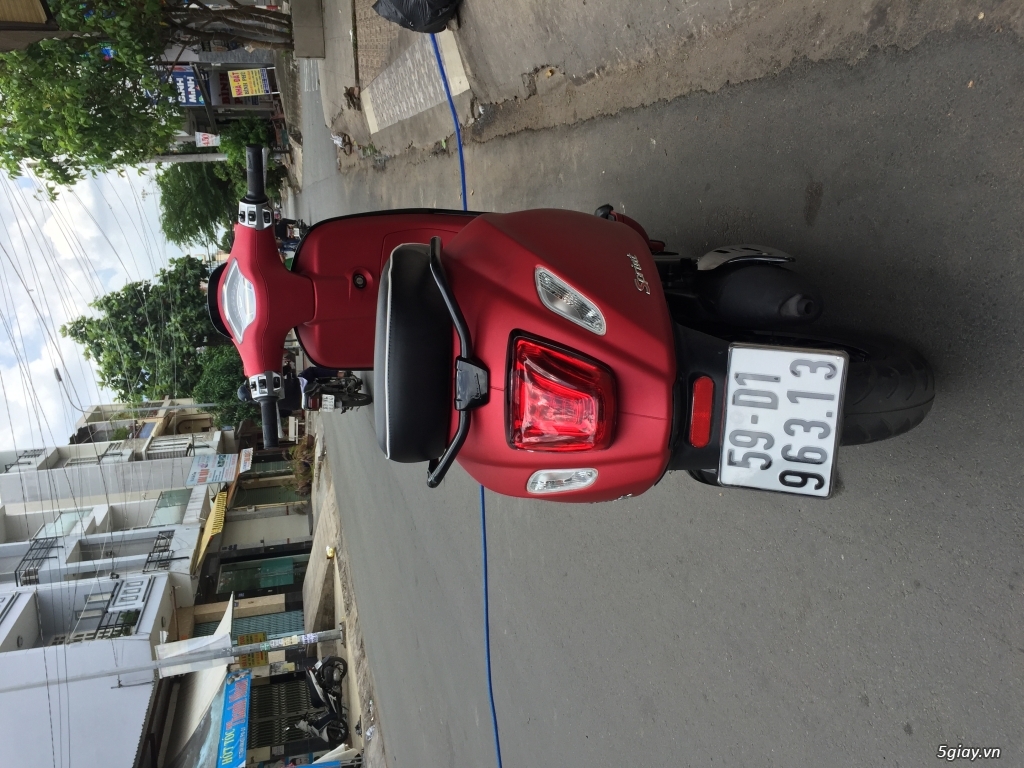 Vespa sprint Đỏ nhám số đẹp - 3