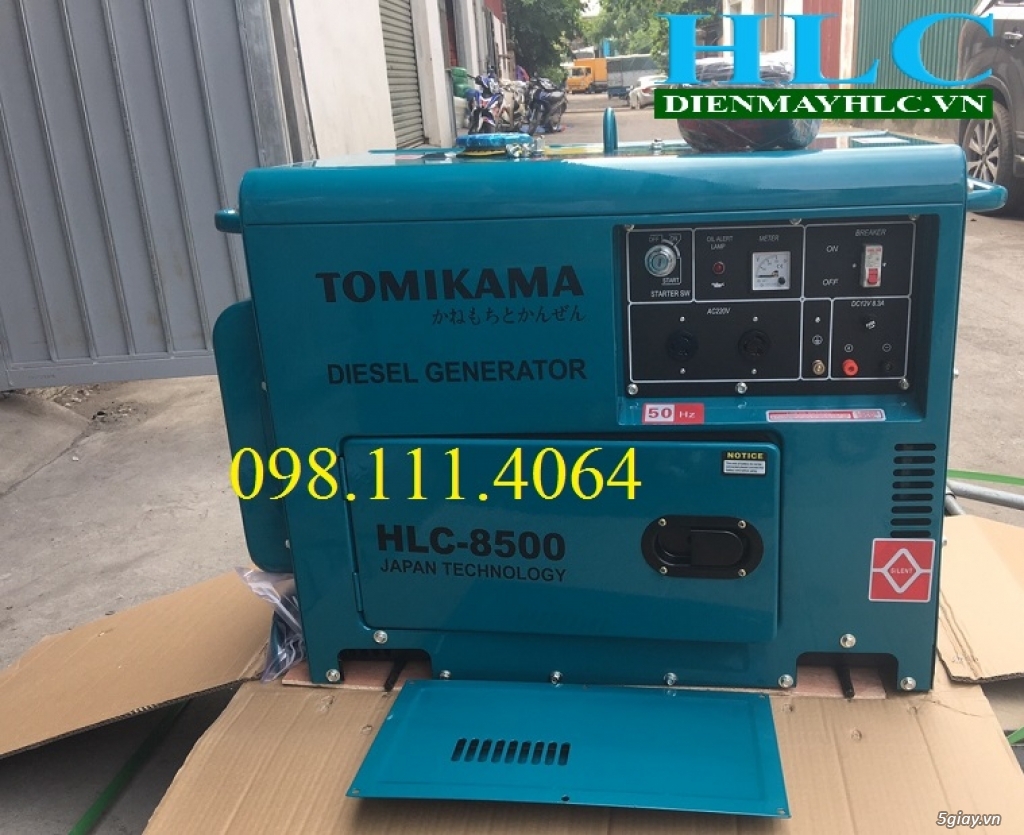 Máy phát điện chạy dầu Tomikama chống ồn - 4