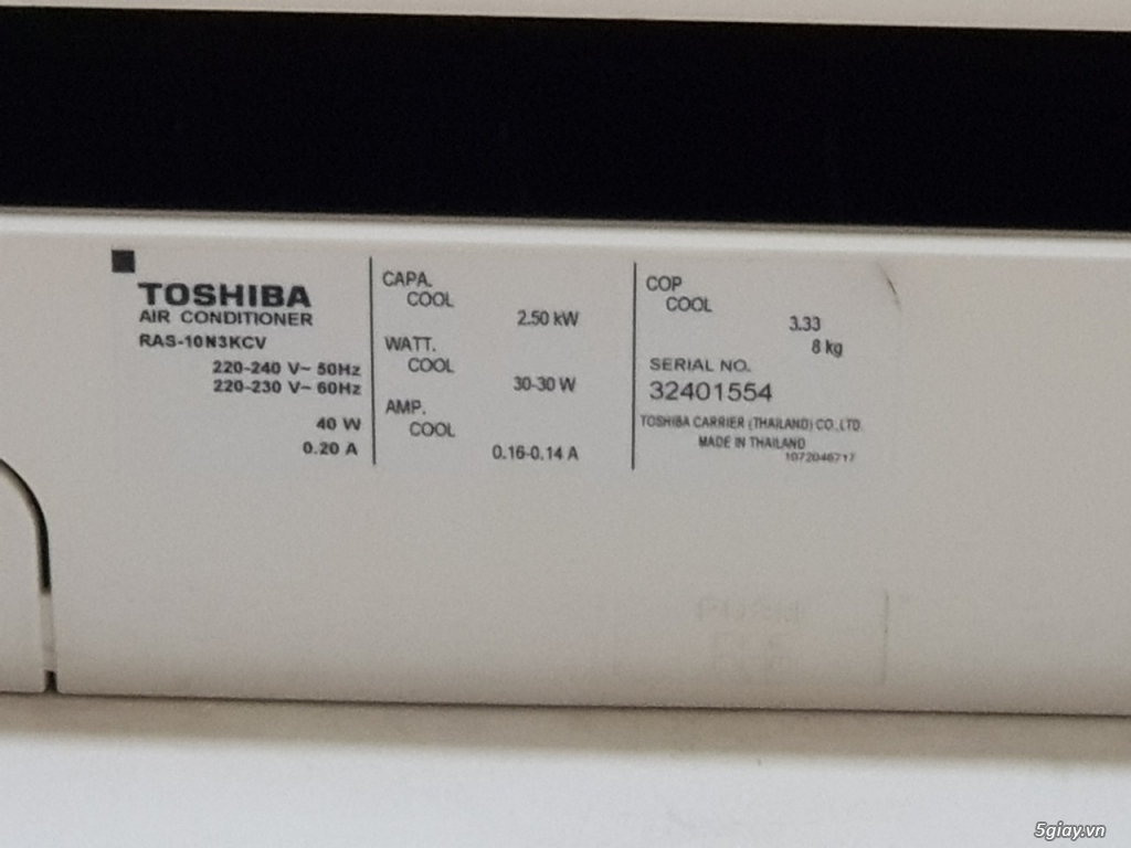 Máy lạnh Toshiba 1HP (RAS-10N3KCV) Inverter gia đình sử dụng - 1