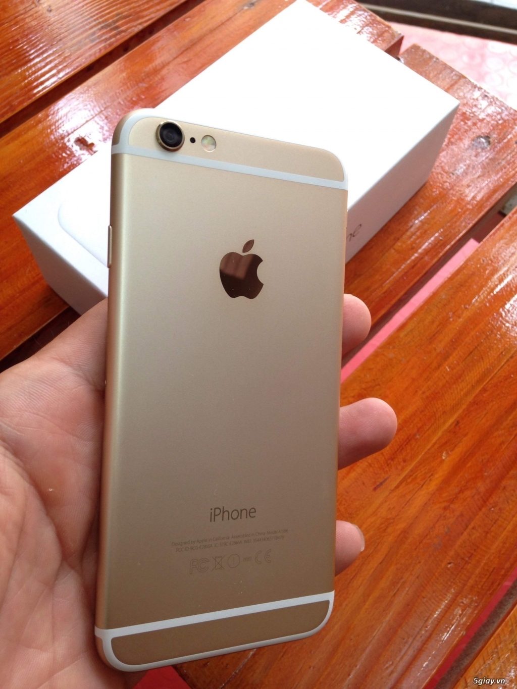 Iphone 6 Gold 128gb máy đẹp keng thanh lý - 1