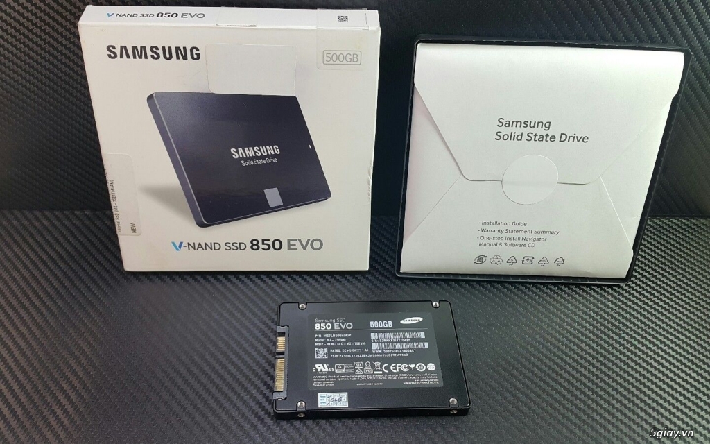 HCM - Bán SSD Samsung 850 EVO 500GB