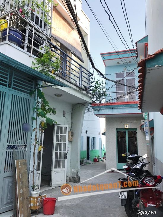 Cần bán nhà 1 lầu đúc kiên cố hẻm 803 Huỳnh Tấn Phát, P. Phú Thuận, Q7 - 2