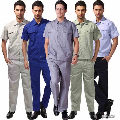 chọn màu vải cho quần áo công nhân phù hợp với logo - 1