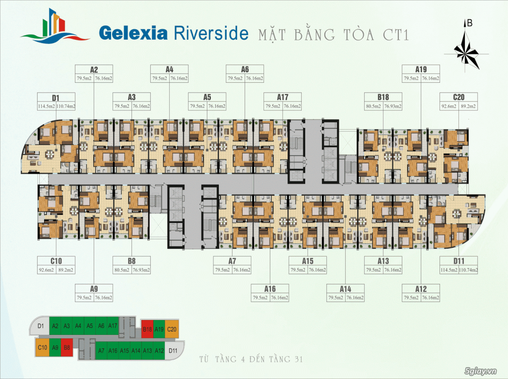 Chúng tôi hiện có các căn chuyển nhượng CC Gelexia Riverside - 3