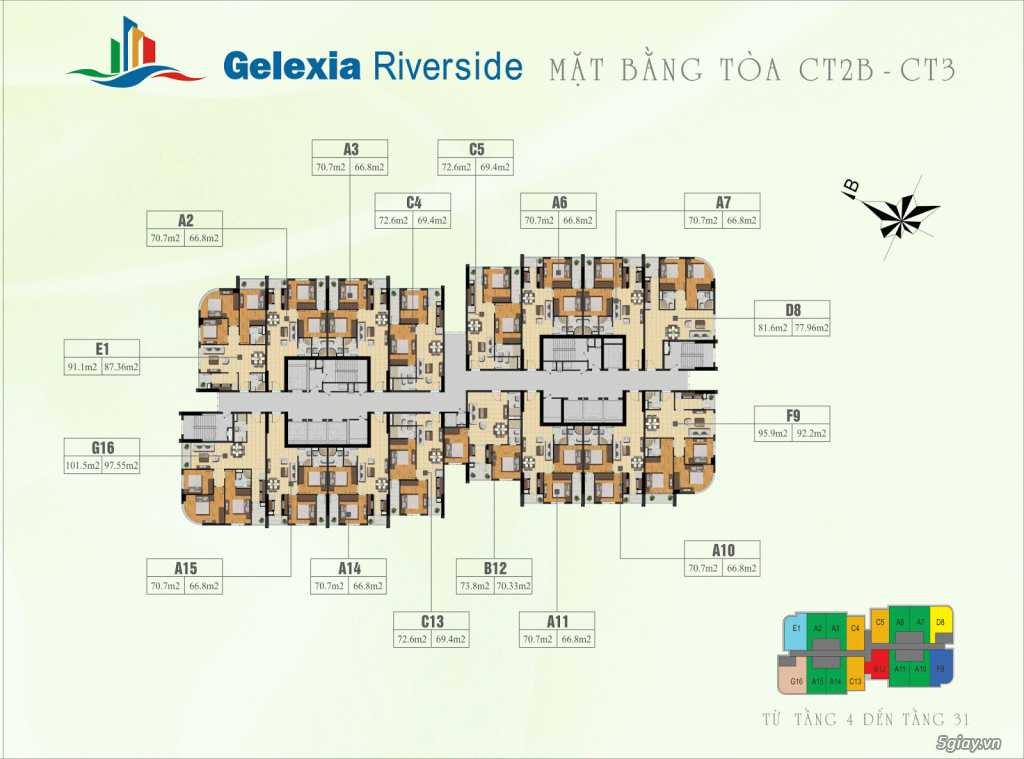 Chúng tôi hiện có các căn chuyển nhượng CC Gelexia Riverside - 2