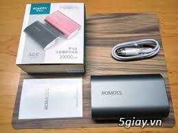 Pin sạc dự phòng Romoss ace a10 10.000 mah chính hãng - 4
