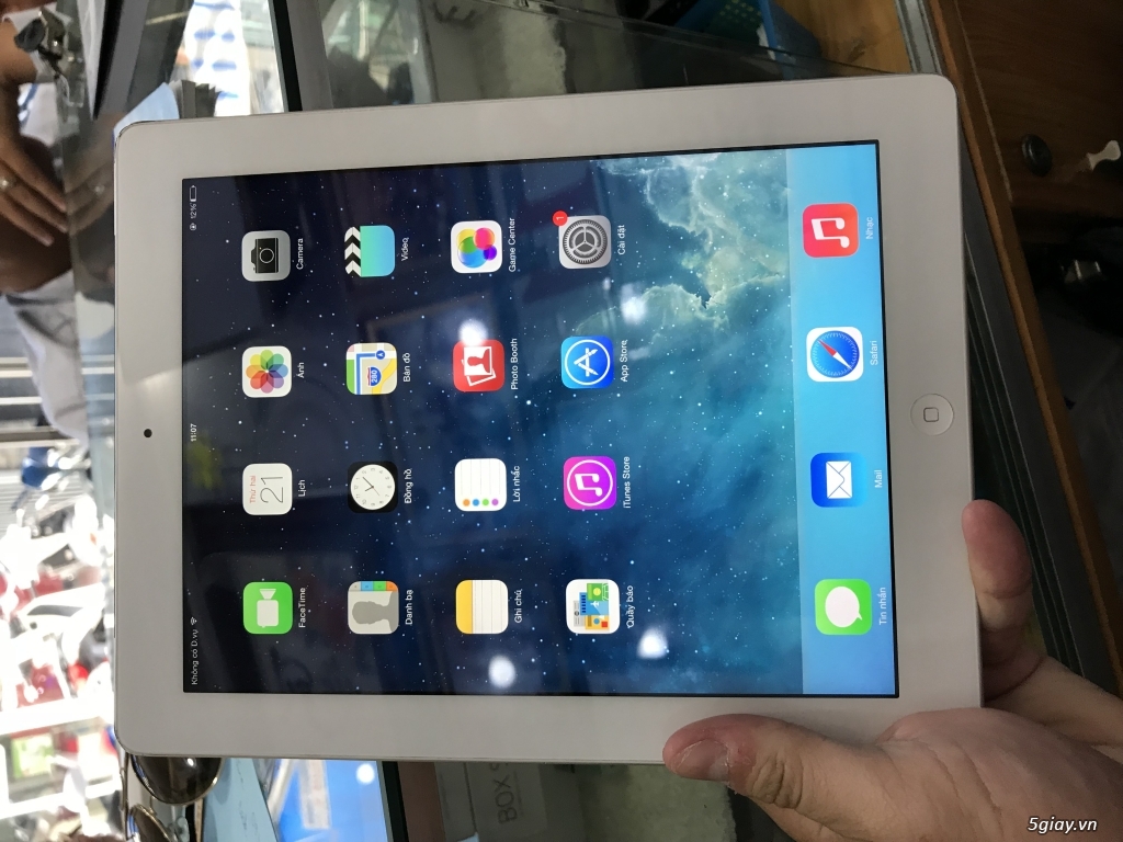 ipad 3 16GB 4G silver hàng hiếm giá tốt - 1