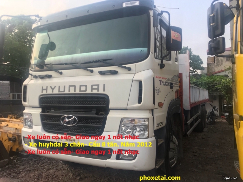 Bán XE Hyundai 3 chân- gắn cẩu 8 tấn- HOT HOT _ GIÁ SỐC - 21