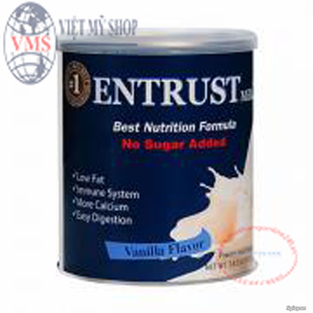 SỮA ENTRUST DÀNH CHO NGƯỜI TIỂU ĐƯỜNG (ĐÁI THÁO ĐƯỜNG) ENTRUST MILK 40