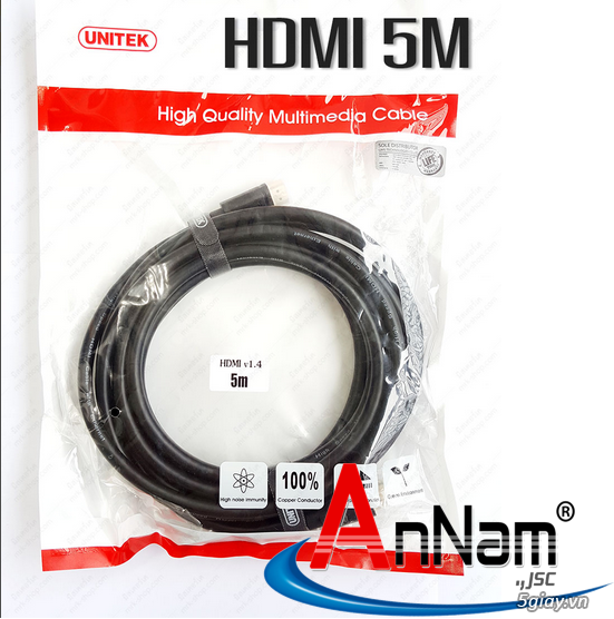 Phân phối cáp HDMI unitek 5M