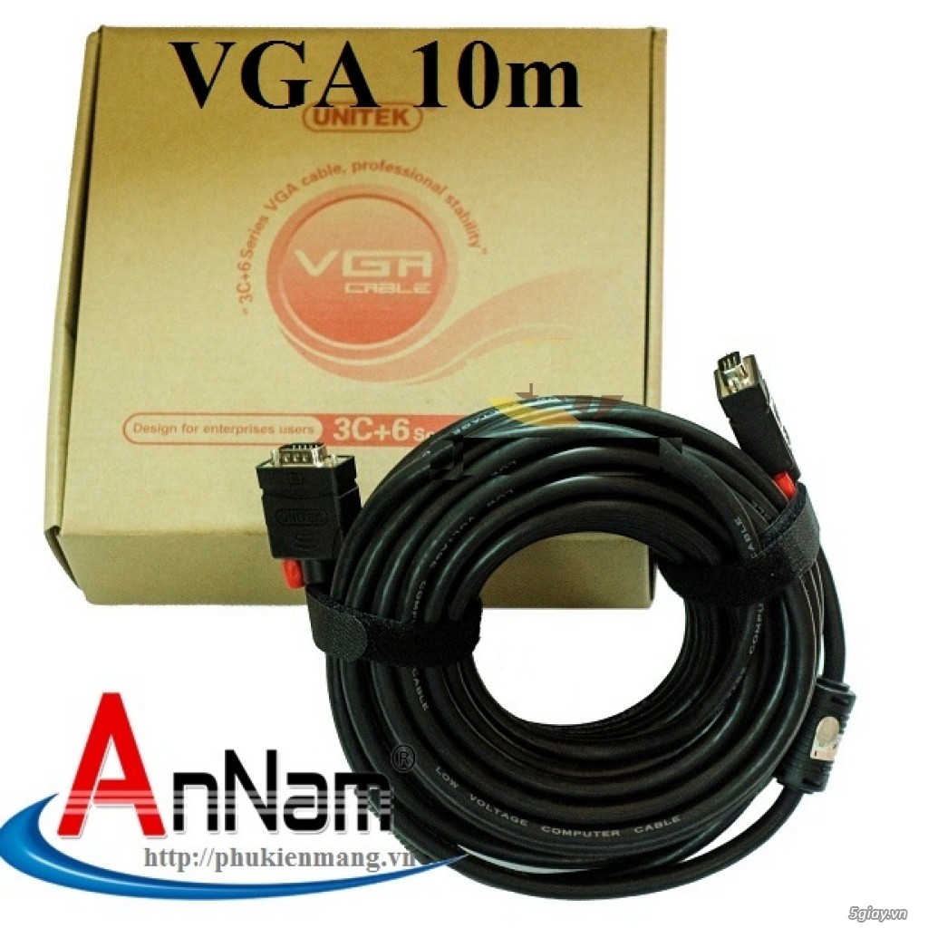 Phân phối cáp VGA 10M unitek - 3