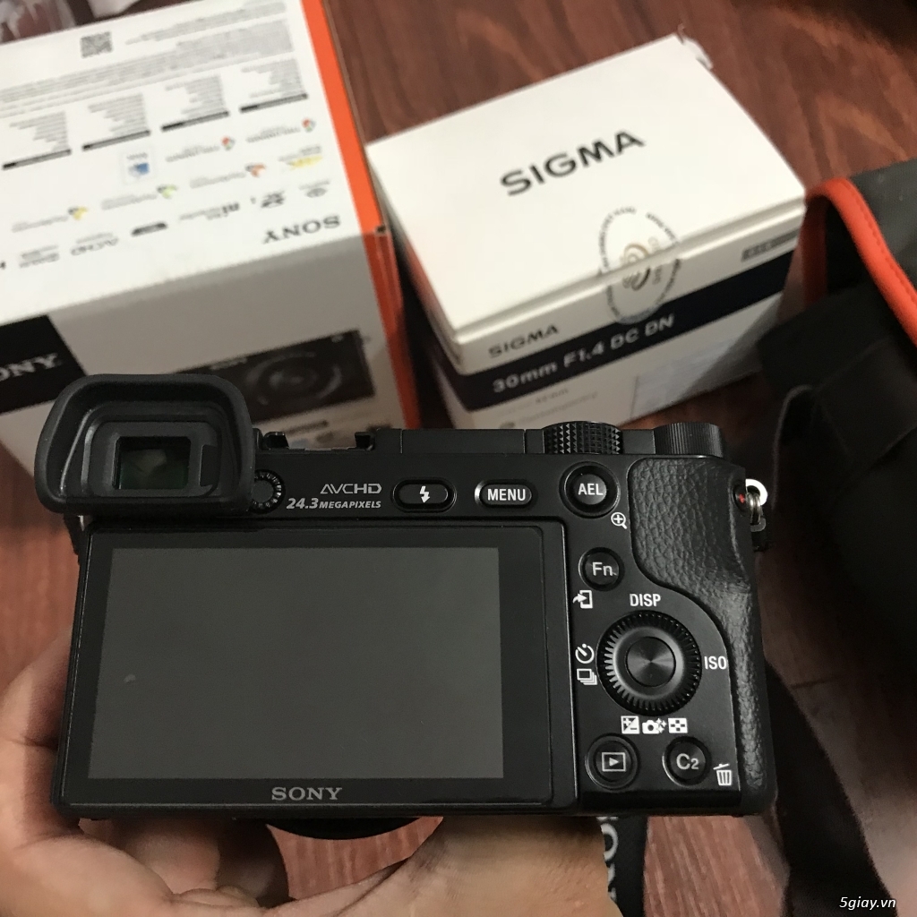 Bán A6000 kit sigma 30 1.4 likenew - 3