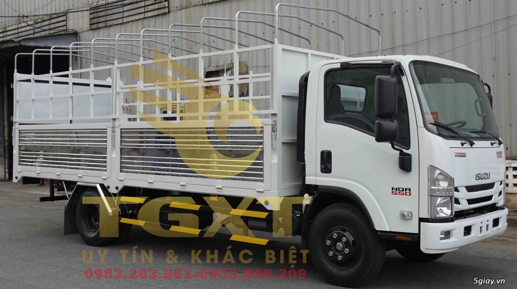 xe tai 5t5 isuzu,5t nqr75le4 đời 2018