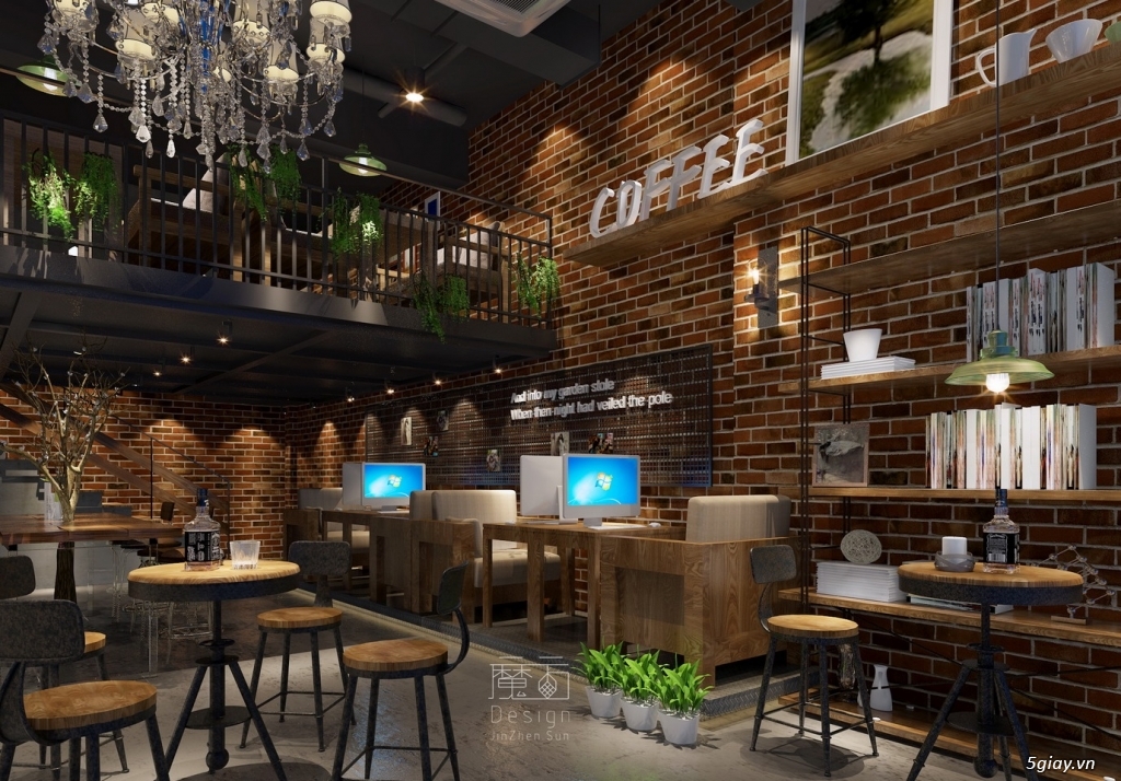 5 mẫu thiết kế quán cafe Minh Kiệt ấn tượng cho người mới mở quán - 1