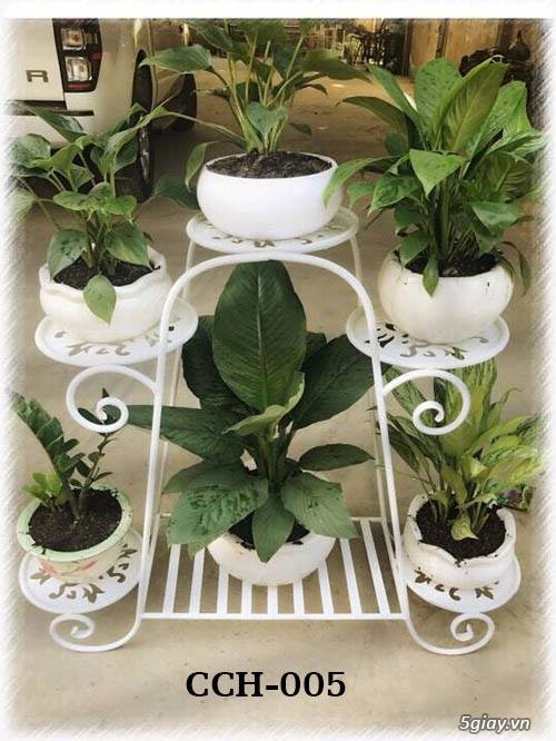 Gía đỡ chậu hoa sắt nghệ thuật CCH-005