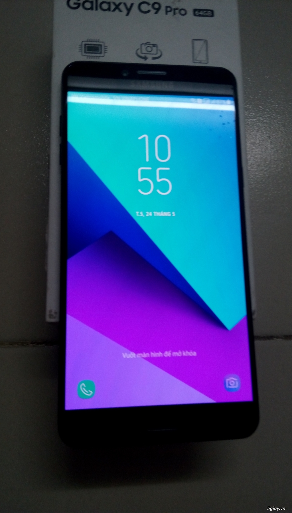 Samsung C9 pro đen nhám cty bh fullbox - 4