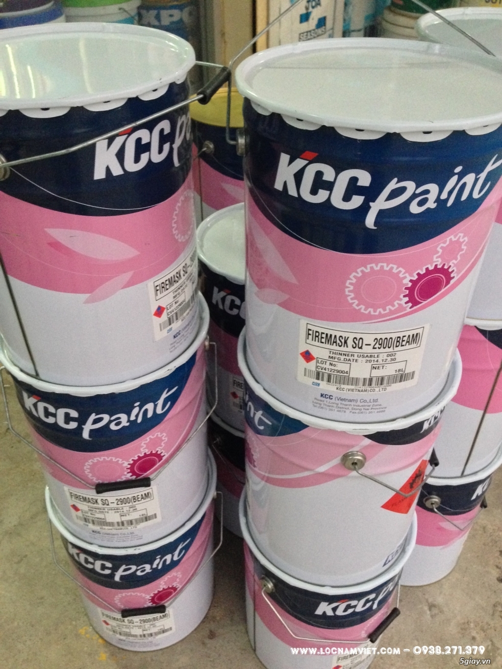 Sơn chống cháy cho kèo và cột 60 phút - 1
