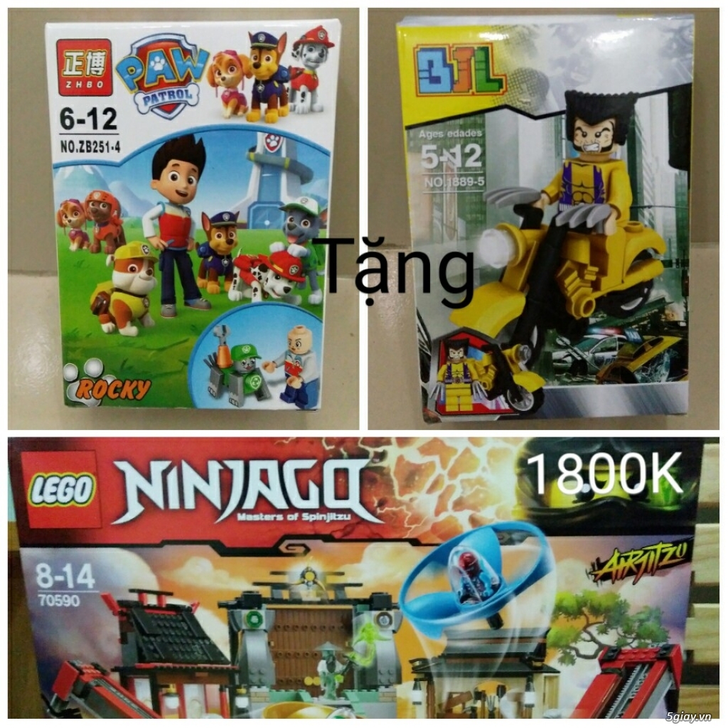 Thanh lý Lego, giảm giá 10%, mua Lego tặng Lego