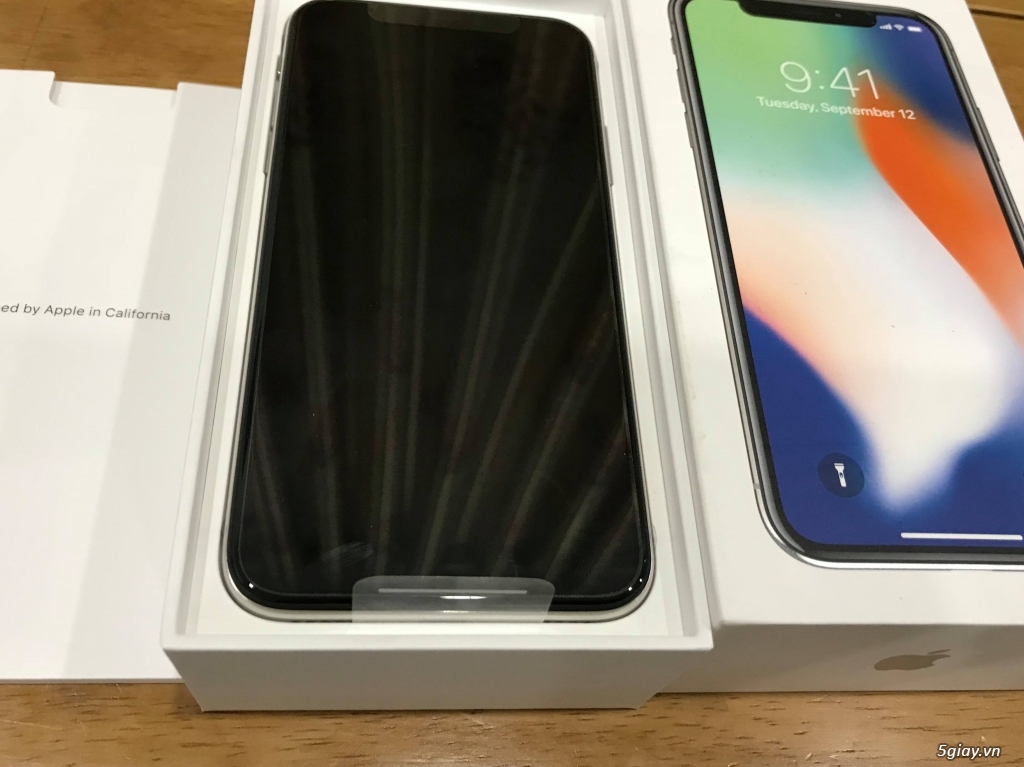 iPhone X 64 GB Bạc hàng VN mới 99% fullbox - 3