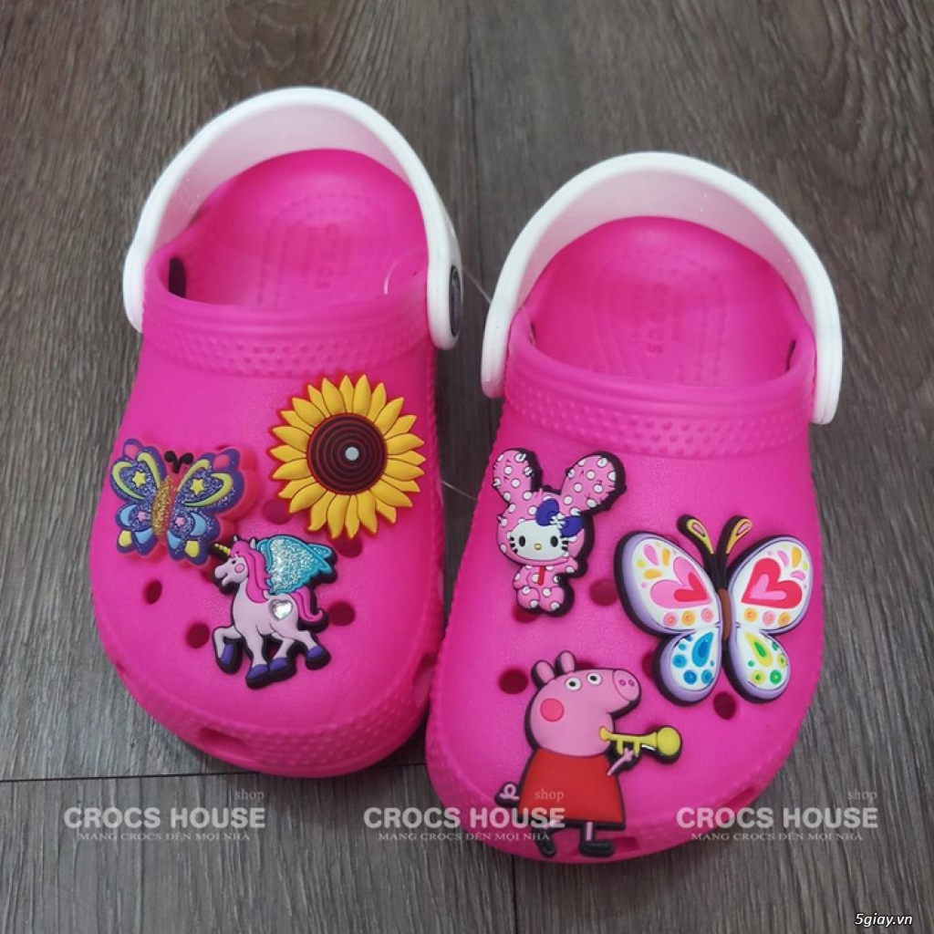<Crocs> Thanh Lý Dép Sục Crocs Chính Hãng Tồn Kho Cho Bé (và ba mẹ) - 19