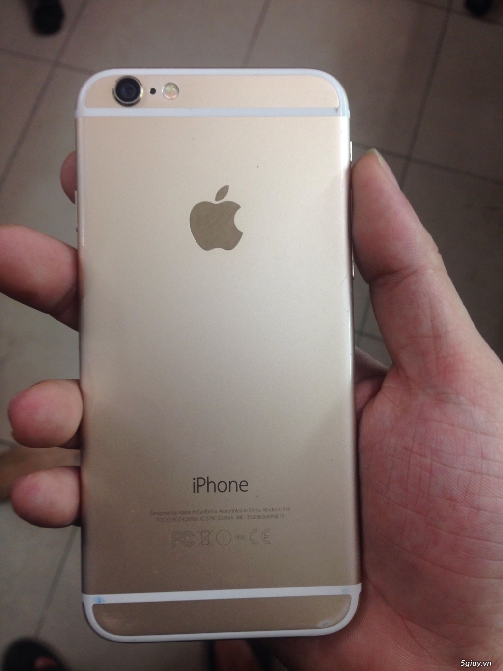 Iphone 6 Gold 16gb hàng đẹp zin like 99.999% - 4