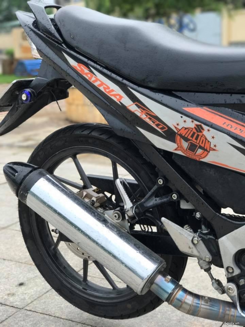 Raider150 Đk2014 bs cặp 5.99.22, tem chế satria, xe zin sang tên 1 nôt - 2