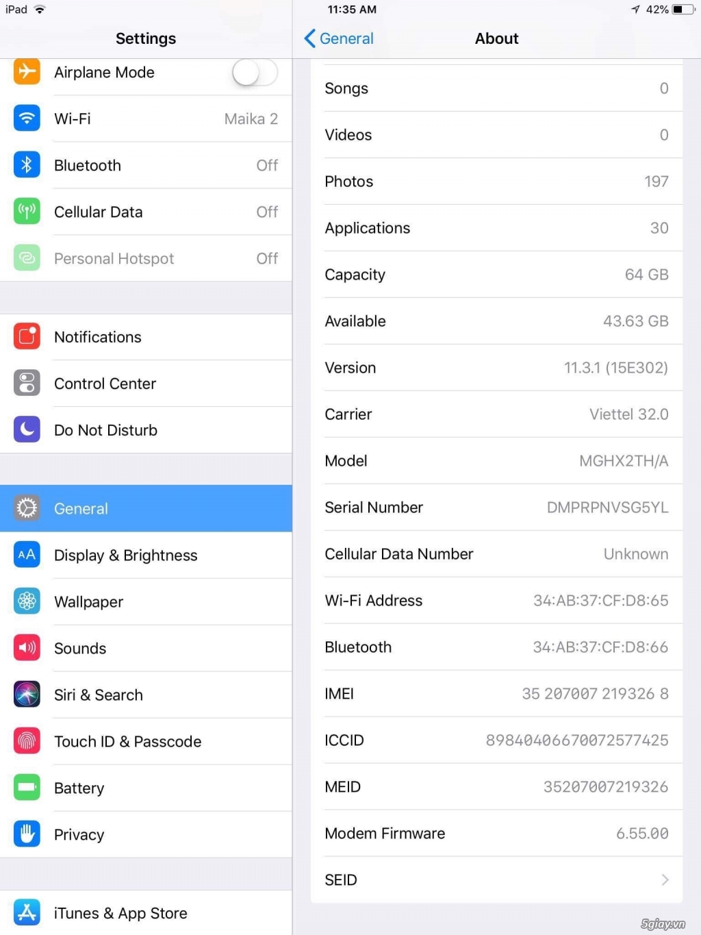 Cần bán ipad air 2 64gb - 2