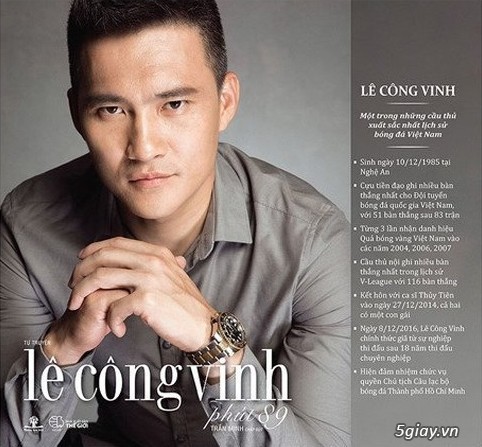 Công Vinh “nói xấu” đàn anh Văn Quyến trong tự truyện Phút 89?