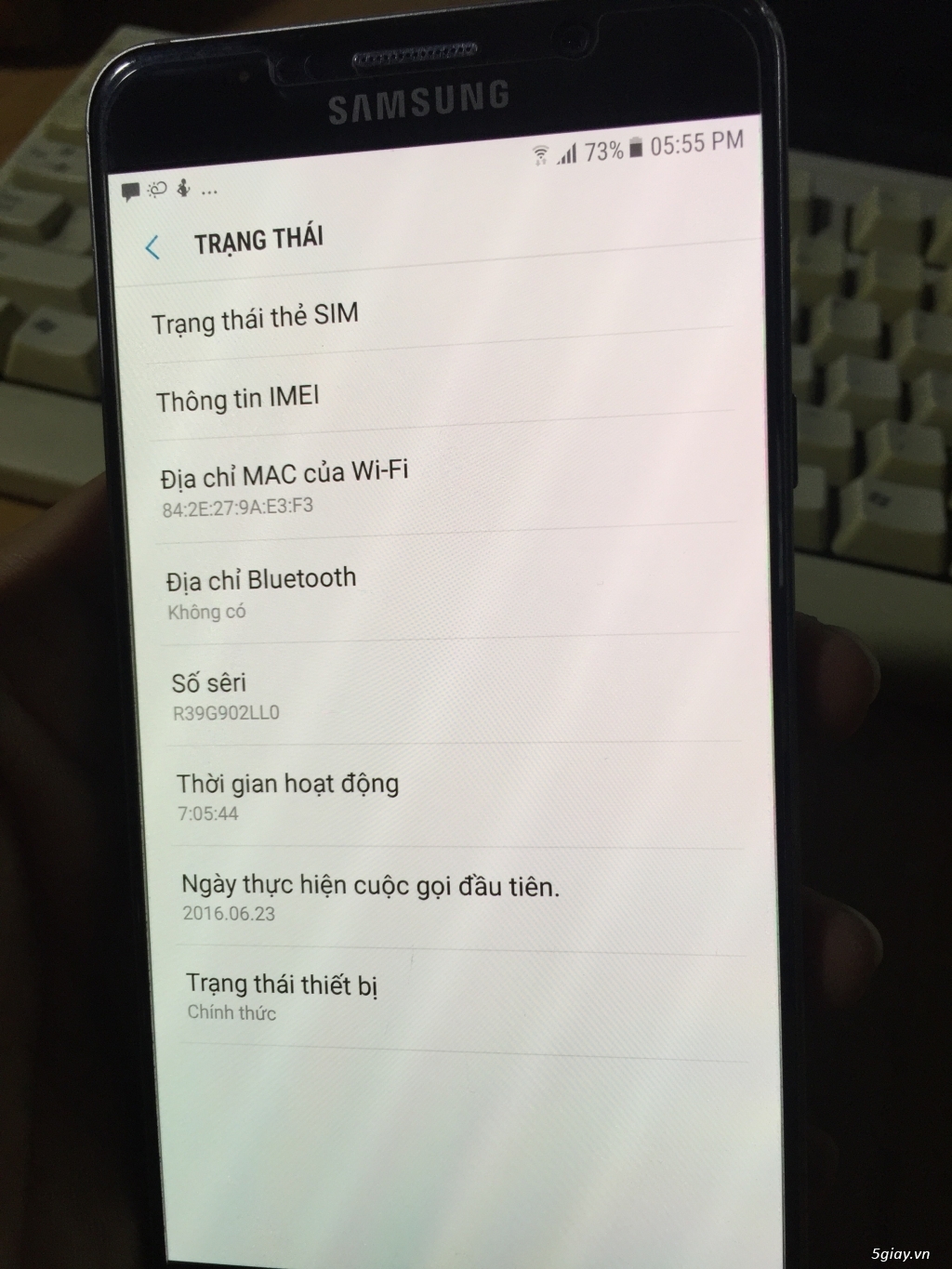 Samsung Note 5 Titan SM-N920K - 1