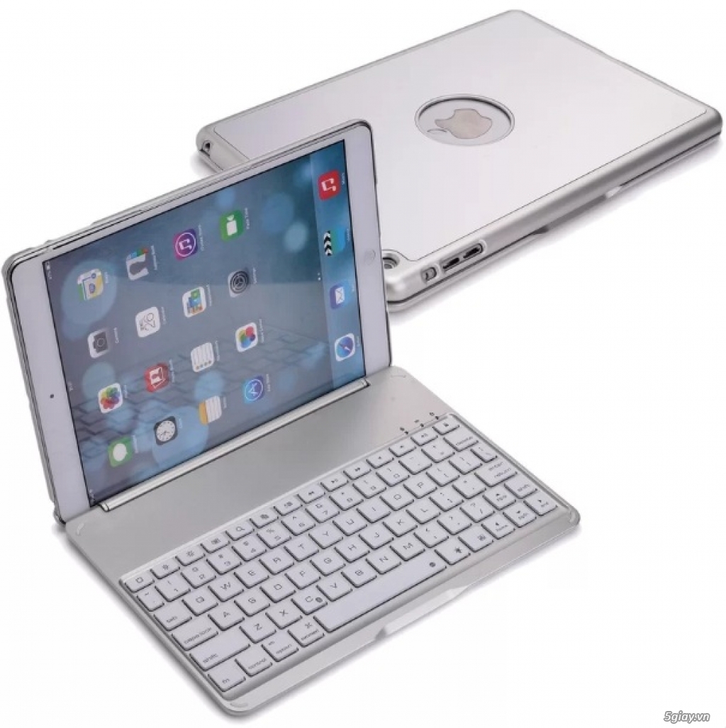 Bàn phím ốp lưng Bluetooth tích hợp đèn LED ipad Air 2 - 20