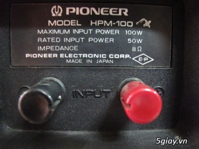 Cần bán loa pioneer hpm100 chính hãng bằng mica - 5