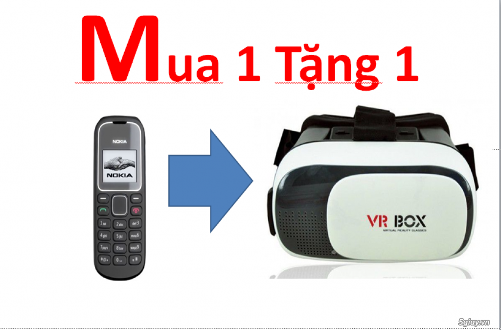 bán điện thoại nokia 1280 tặng kính thực tế ảo VR-box