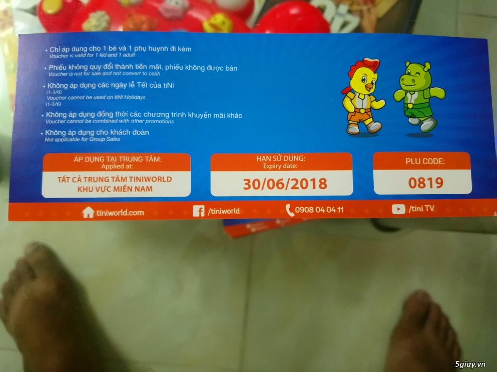 Voucher tini world.... Giá rẻ - 1
