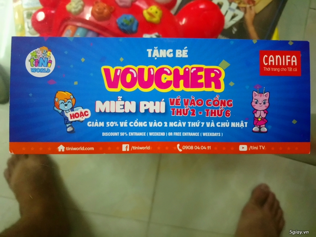 Voucher tini world.... Giá rẻ