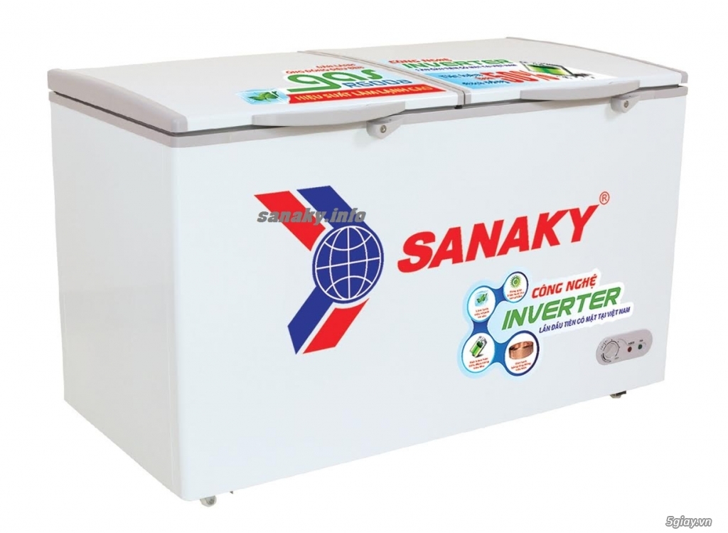 Tủ đông SANAKY VH-5699HY3 INVERTER (560 lit,dàn lạnh đồng )