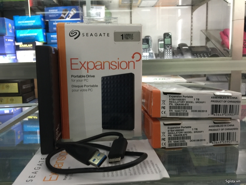 Ổ cứng di động Seagate Expansion 1T giá chỉ có 1490K - 2