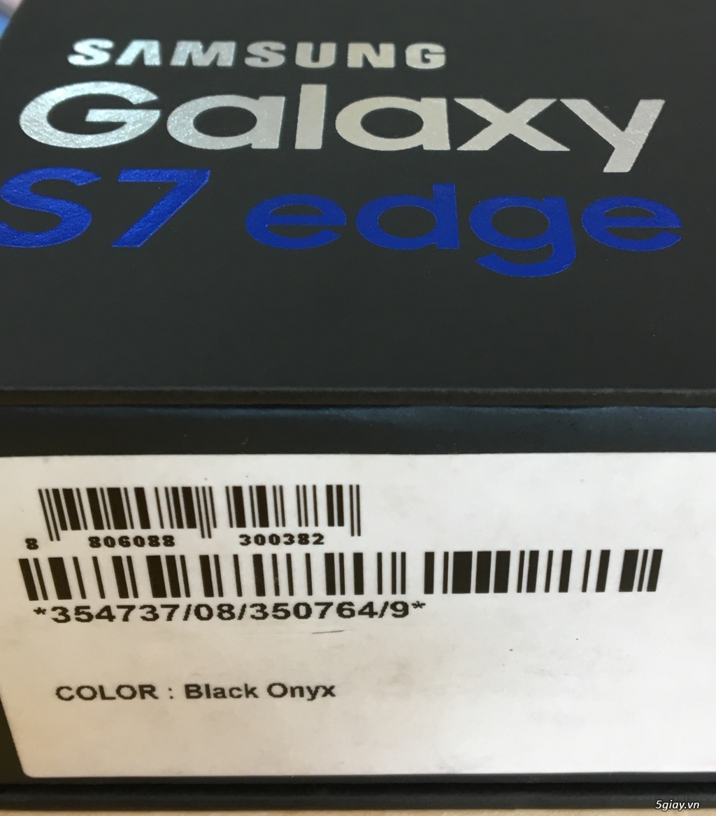 SS Galaxy S7 Edge 32G Black TGDĐ - 1